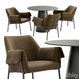 Bess Dining Chair Alcor Table